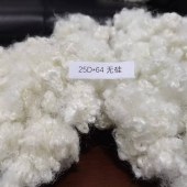 硬质棉 原生 25D*64无硅 三维中空纤维
