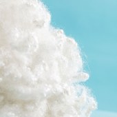 三维中空螺旋卷曲短纤维7D再生化纤棉PP棉填充玩偶枕芯抱枕靠包