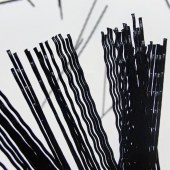 黑色波纹仿钢纤维 聚丙烯塑钢纤维 混凝土地坪抗裂PP合成粗纤维