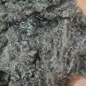 石墨烯 3d*51㎜ 黑色涤纶短纤 涤纶纤维