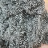 石墨烯 3d*51㎜ 黑色涤纶短纤 涤纶纤维