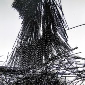 黑色波纹仿钢纤维 聚丙烯塑钢纤维 混凝土地坪抗裂PP合成粗纤维