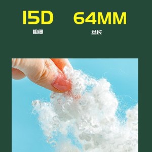三维中空螺旋卷曲涤纶聚酯纤维加硅填充PP棉丝棉化纤棉充玩具抱枕