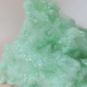 绿棉三维中空涤纶短纤PP棉纤维棉聚酯纤维PET棉彩色填充绵