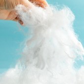 低熔点纤维棉热粘合性能强可做无纺布硬质棉无胶棉