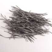 高分散水泥工程用聚丙烯绞联纤维 54mm 黑色粗合成纤维