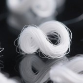 超细纤维 白色无荧光涤纶短纤维 吸水性好,仿羽绒