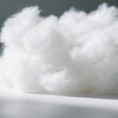 PP棉4080低熔点无胶棉专用热熔棉涤纶短纤原料热熔丝再生喷胶棉