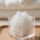 再生涤纶纤维 仿大化纤维 优质大化仿羽绒家纺填充