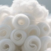 再生三维中空高弹聚酯纤维7D*32加硅填充玩具玩偶化纤棉