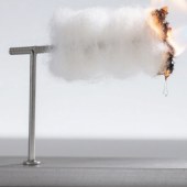 15d*64mm本白 再生 阻燃 涤纶短纤 pp棉