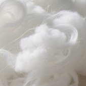 超细纤维 白色无荧光涤纶短纤维 吸水性好,仿羽绒