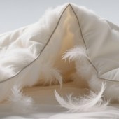 两维中空仿羽绒羽丝棉填充PP棉柔软蓬松透气性强可开具tc证书