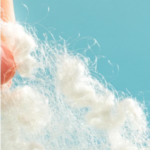 再生涤纶三维中空聚酯短纤维 高弹丝 15D64无硅