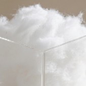 15d*64mm本白 再生 阻燃 涤纶短纤 pp棉