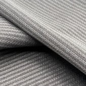 杰利纺织 全涤超爽提花条180g条纹单面针织面料