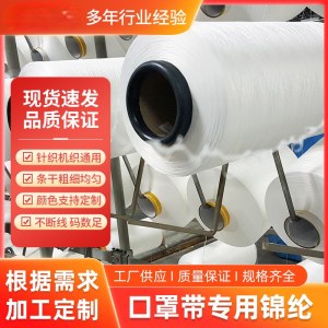 口罩带专用锦纶70D24F低弹丝DTY