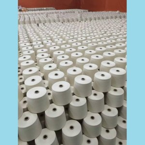 T75/C25 32S针织梭织通用大化包染色涤棉纱